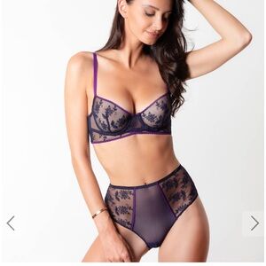 Simone Perele Purple Lace Bra Intimates